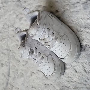 Nike White Sneakers, Toddler Size 8C, Great Condition